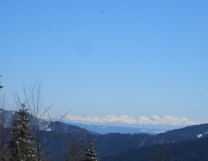 Beskiden - Sicht auf Tatra